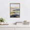 Intuition Blue and Gold II by Jackie Hanson Framed Canvas Wall Art